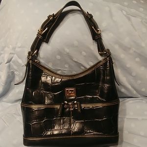 Dooney & Bourke Denison black Hobo purse.